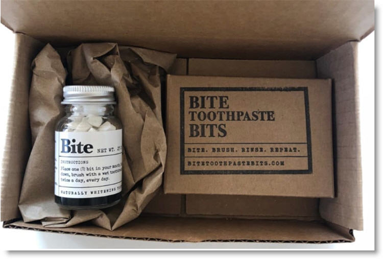 Pasta de dientes natural en tabletas