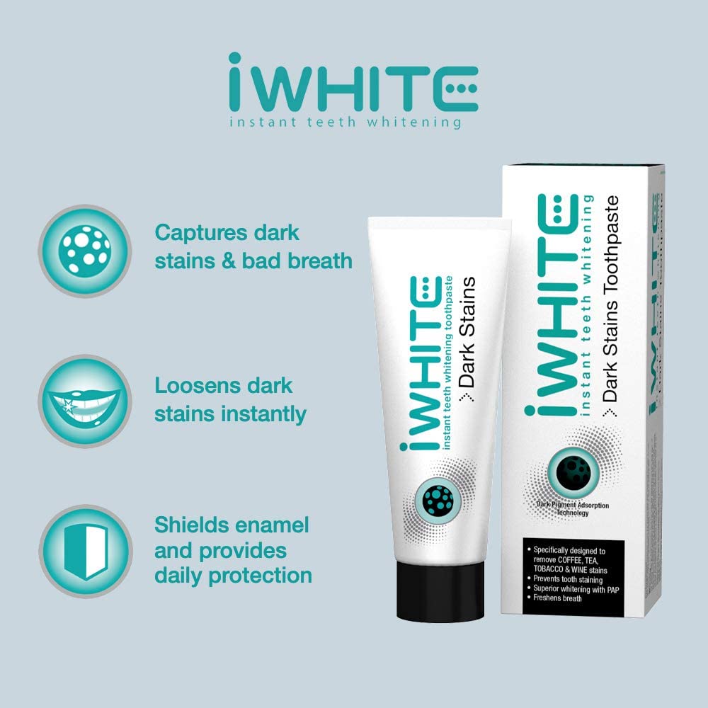 Pasta de dientes blanqueadora iWhite manchas oscuras - Imagen 4