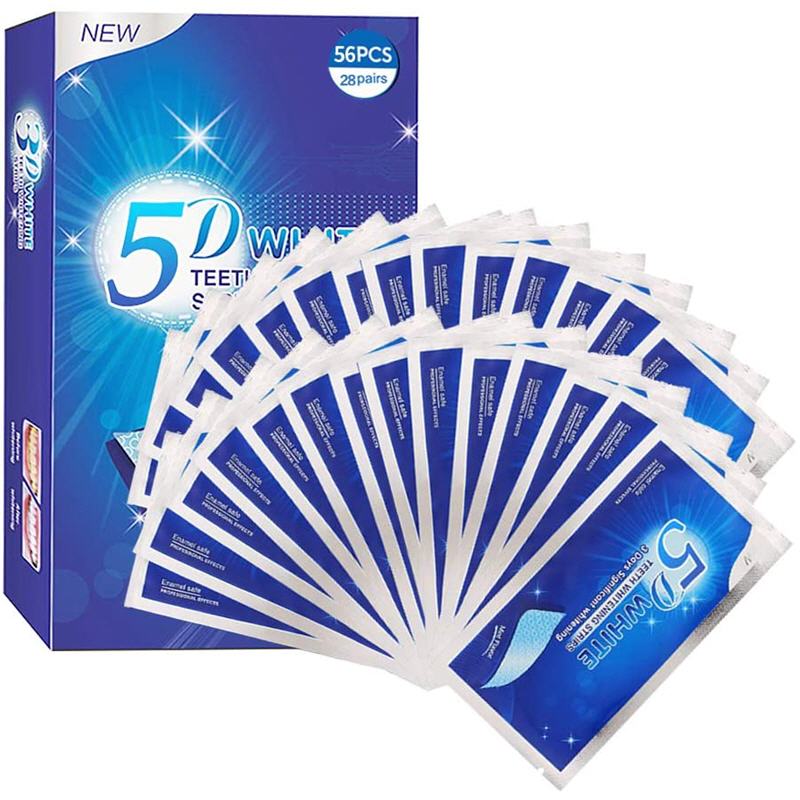 Tiras blanqueadoras de dientes